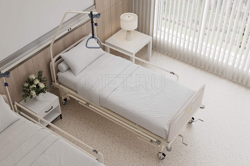 MET DM-370 (5+) RF Медицинская Пятисекционная Функциональная Кровать с изломом спинной секции MET